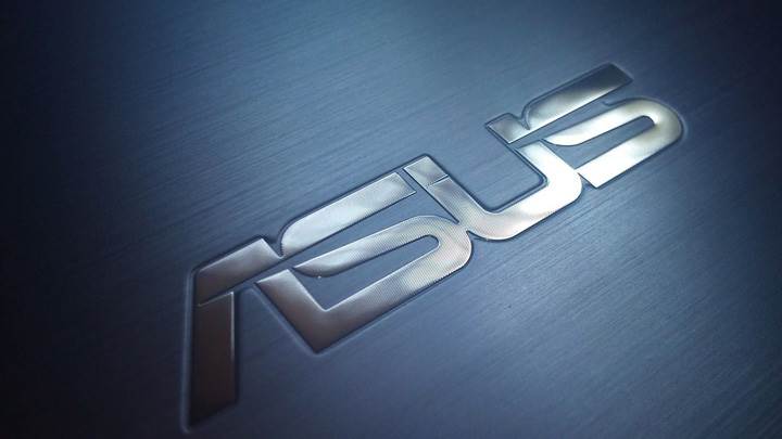 Asus LoGo On Blue Background